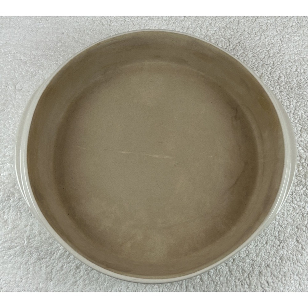 Pampered Chef 11-inch Deep Dish Ridged Baker Stoneware Pie Plate RETIRED